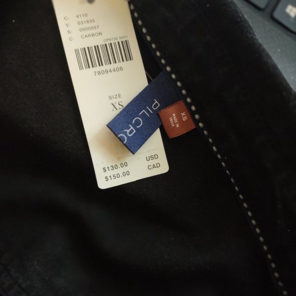 NWT Anthropologie Pilcro Tulle Buttondown Ruffle Lace Tuxedo Yolk BLACK Size XS - Picture 13 of 15